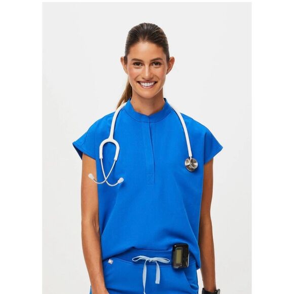 Figs set  Zamora joggers  pants and Rafaela top scrub size XS/P blue - Picture 1 of 8